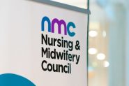 Sign which says 'NMC - Nursing & Midwifery Council'